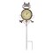 Swim Central 41.75&#x22; Iron Frog Garden Stake Thermometer